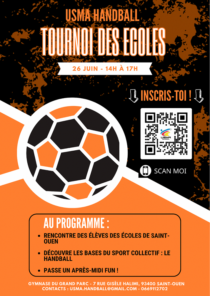 flyer affiche tournoi ecoles 2024